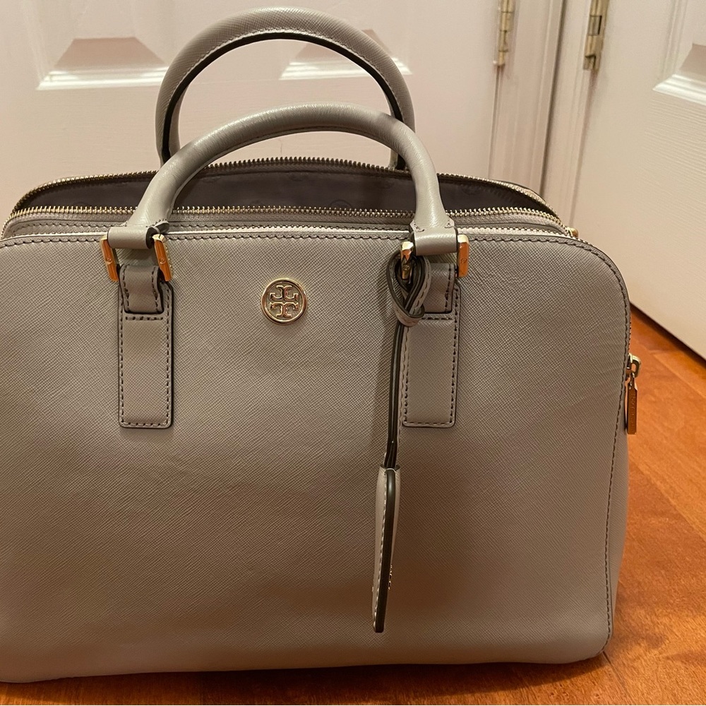 Tory Burch Robinson Triple Zipper Satchel